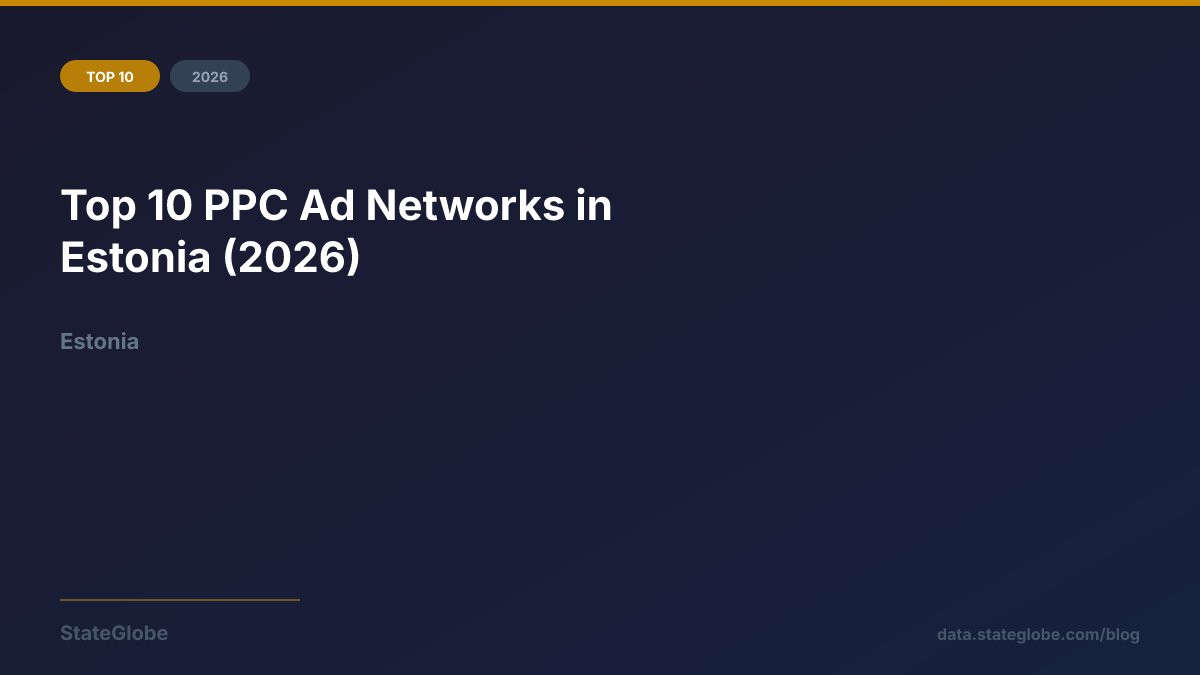 Top 10 PPC Ad Networks in Estonia (2026)