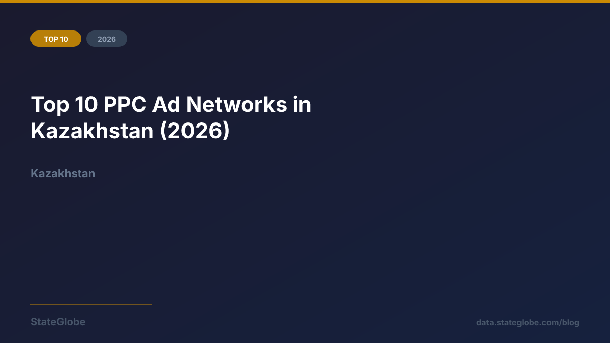 Top 10 PPC Ad Networks in Kazakhstan (2026)