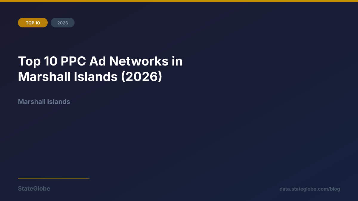 Top 10 PPC Ad Networks in Marshall Islands (2026)