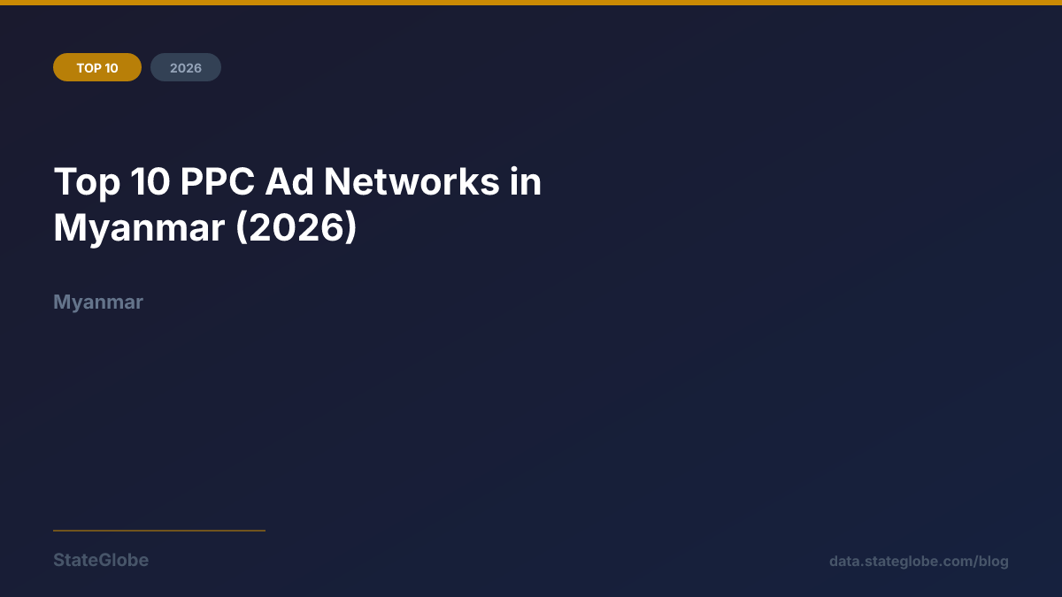 Top 10 PPC Ad Networks in Myanmar (2026)