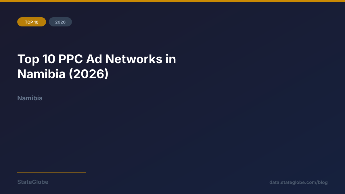 Top 10 PPC Ad Networks in Namibia (2026)