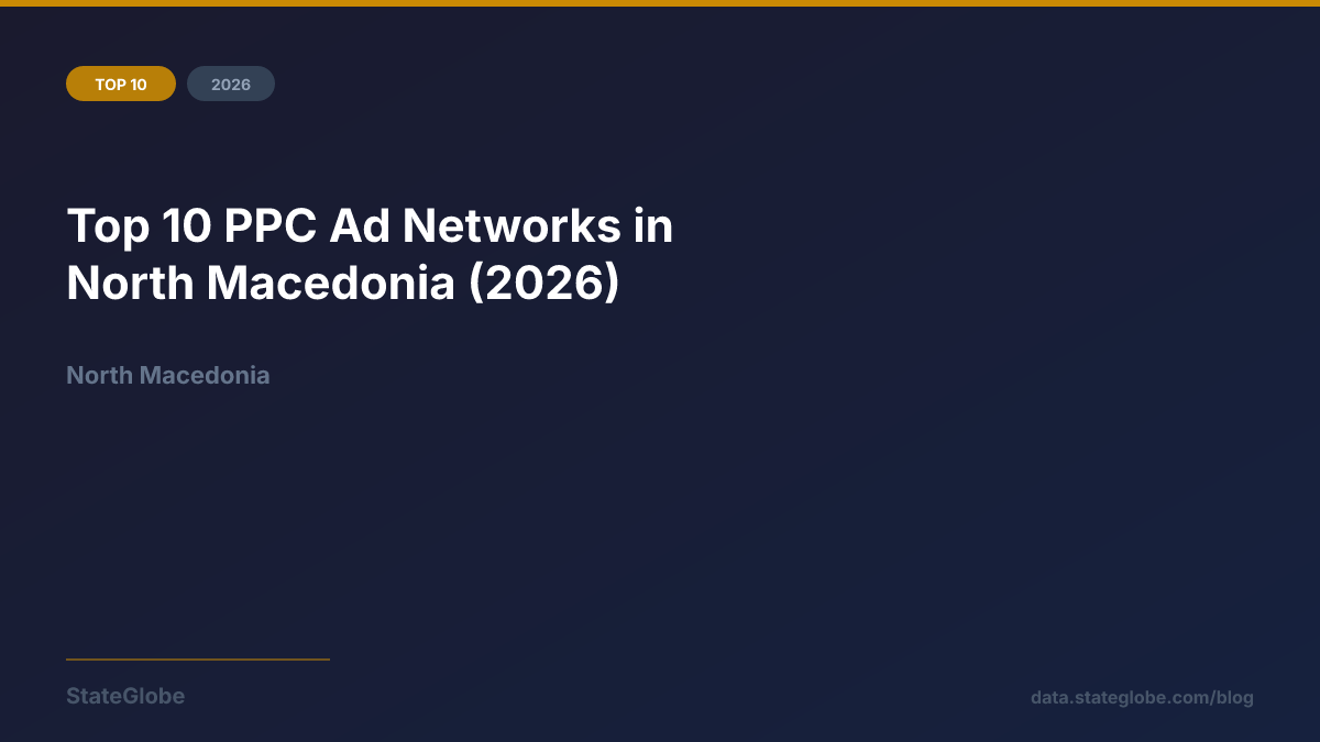 Top 10 PPC Ad Networks in North Macedonia (2026)