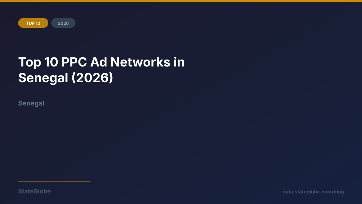 Top 10 PPC Ad Networks in Senegal (2026)
