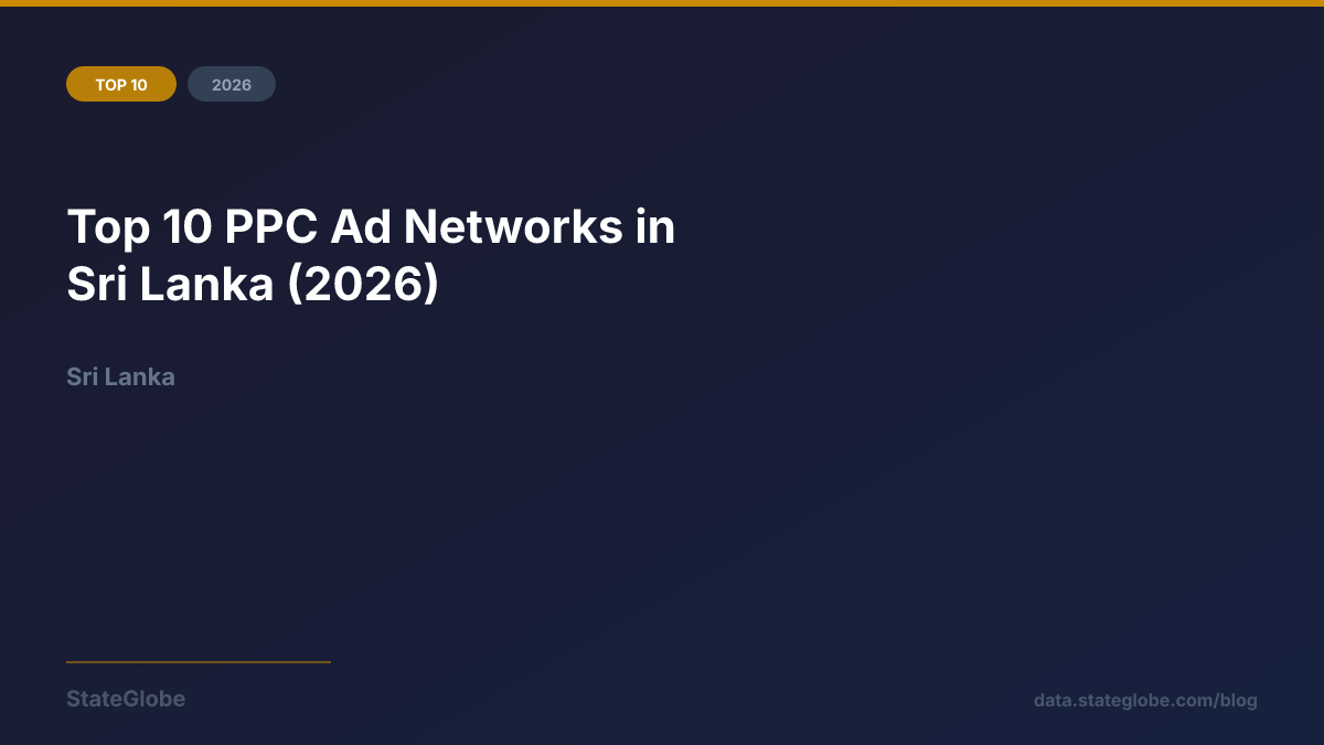 Top 10 PPC Ad Networks in Sri Lanka (2026)