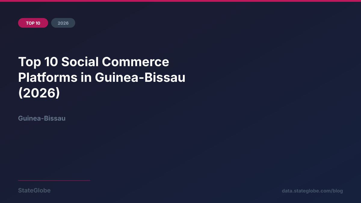 Top 10 Social Commerce Platforms in Guinea-Bissau (2026)