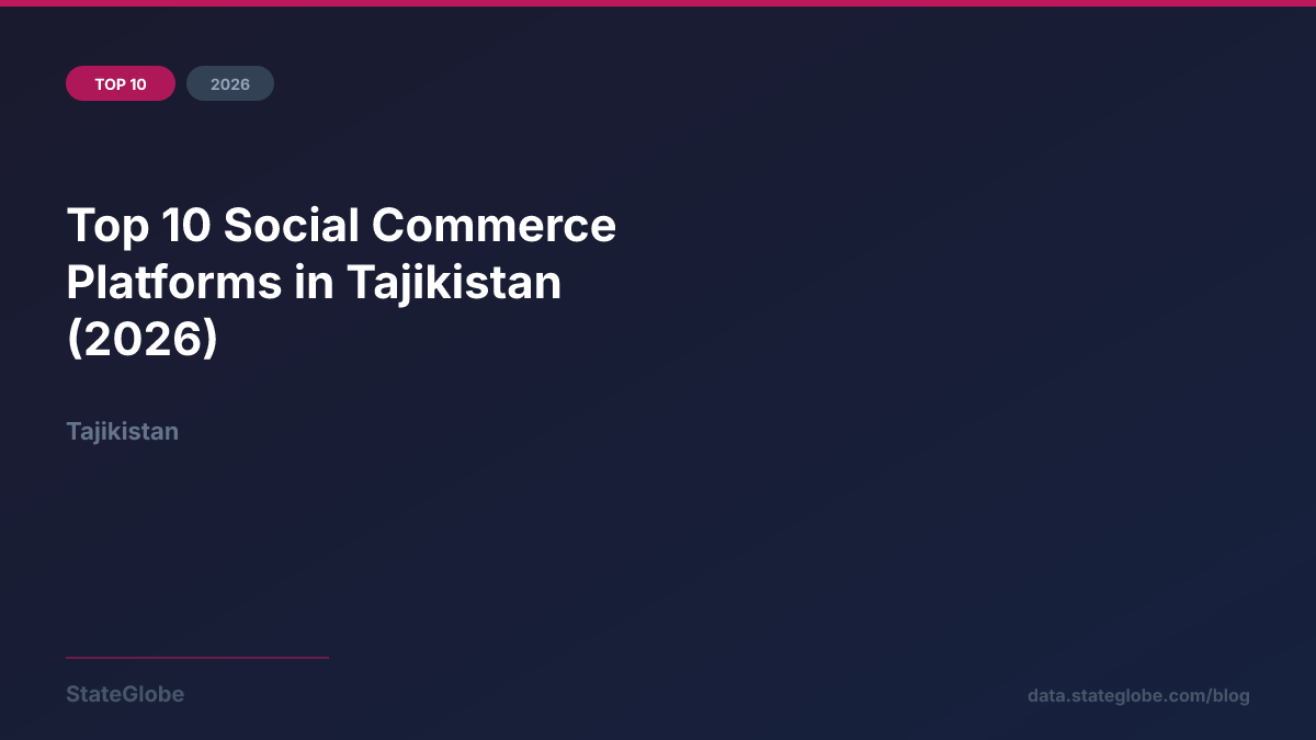 Top 10 Social Commerce Platforms in Tajikistan (2026)