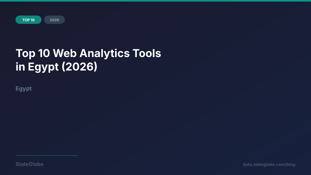Top 10 Web Analytics Tools in Egypt (2026)