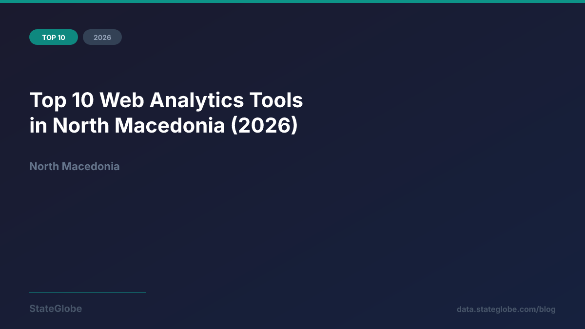 Top 10 Web Analytics Tools in North Macedonia (2026)