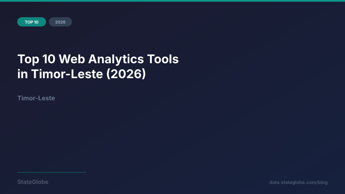 Top 10 Web Analytics Tools in Timor-Leste (2026)