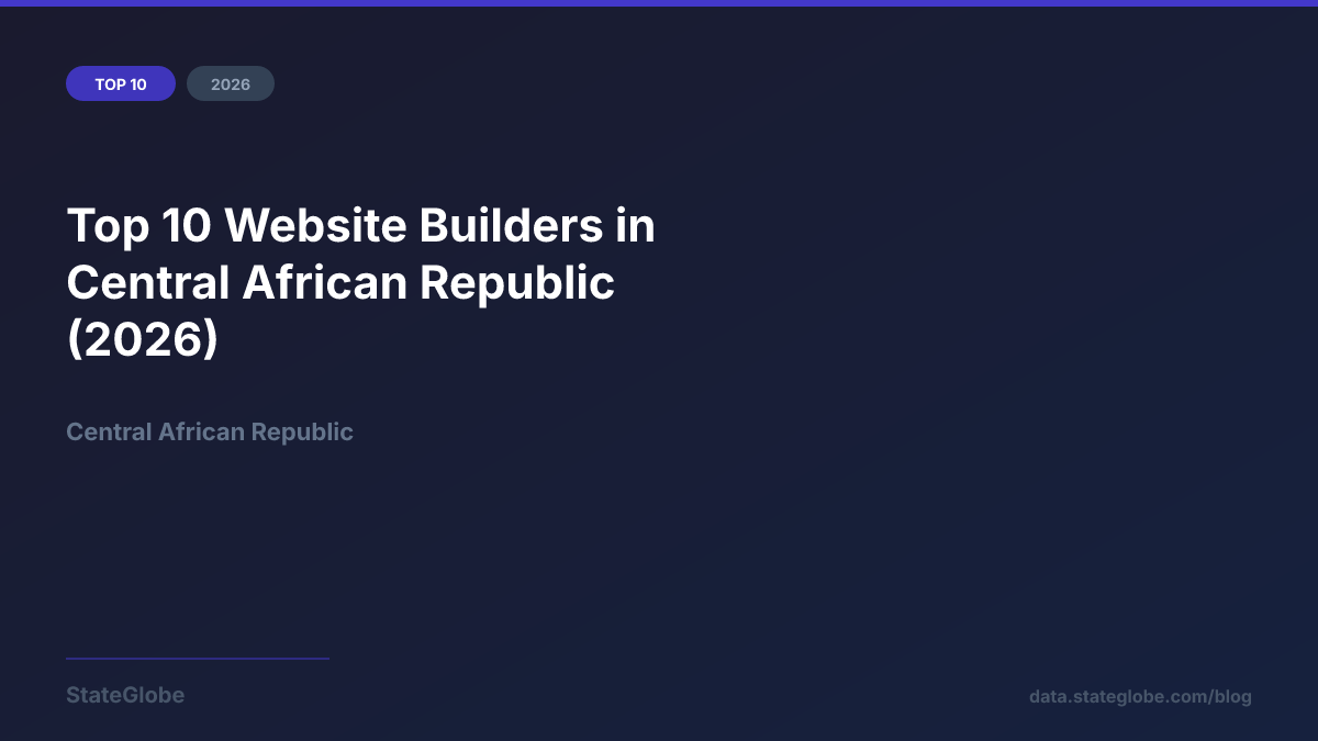 Top 10 Website Builders in Central African Republic (2026)