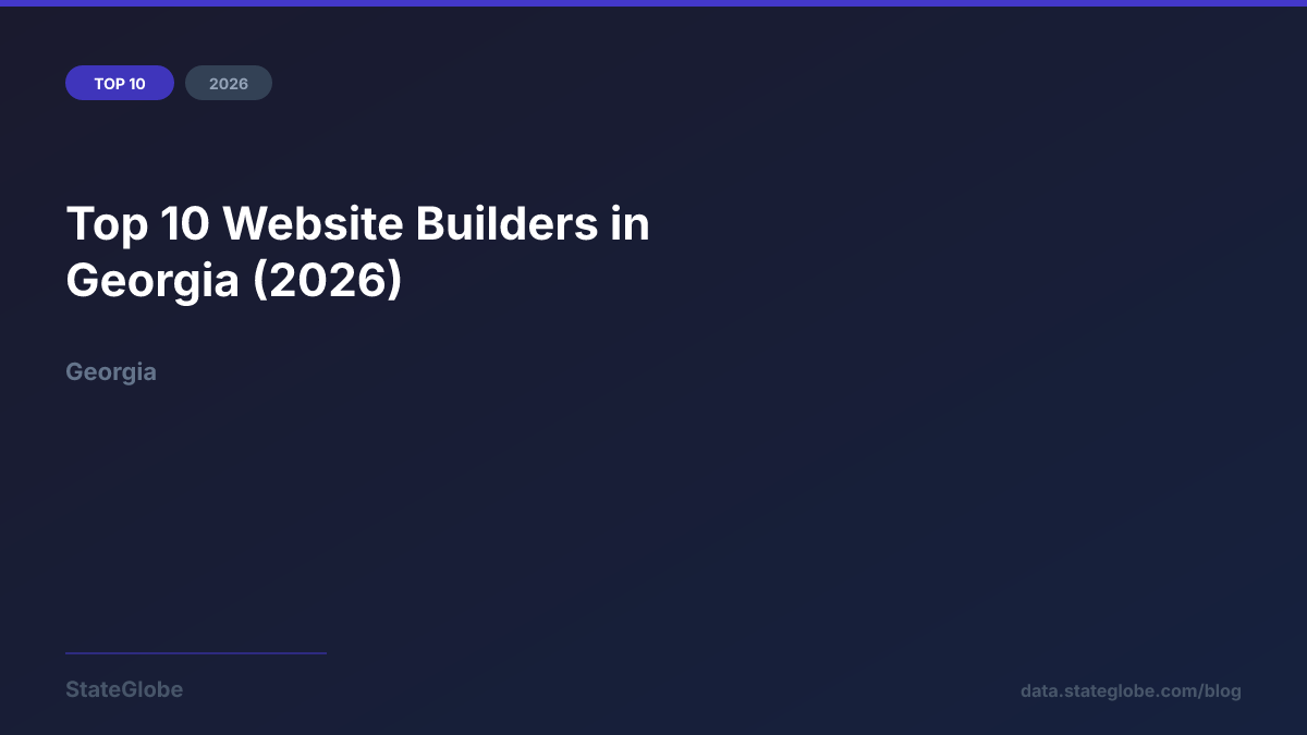 Top 10 Website Builders in Georgia (2026)
