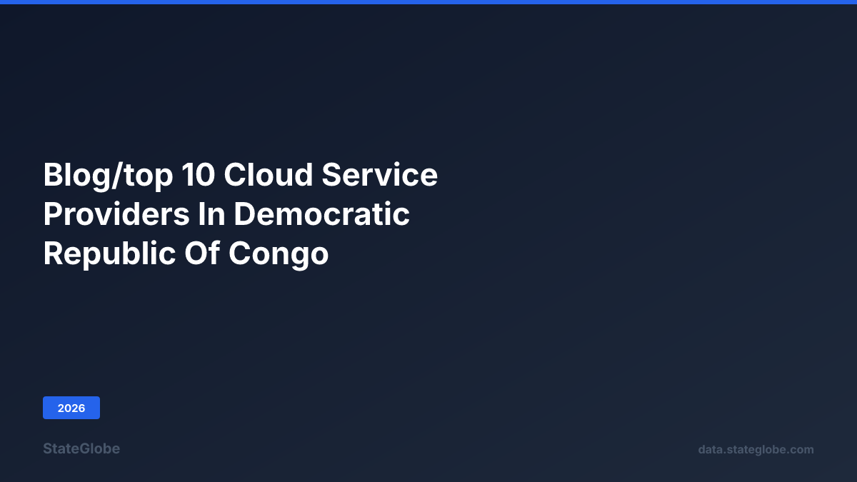 Top 10 Cloud Service Providers in Democratic Republic of Congo (2026)