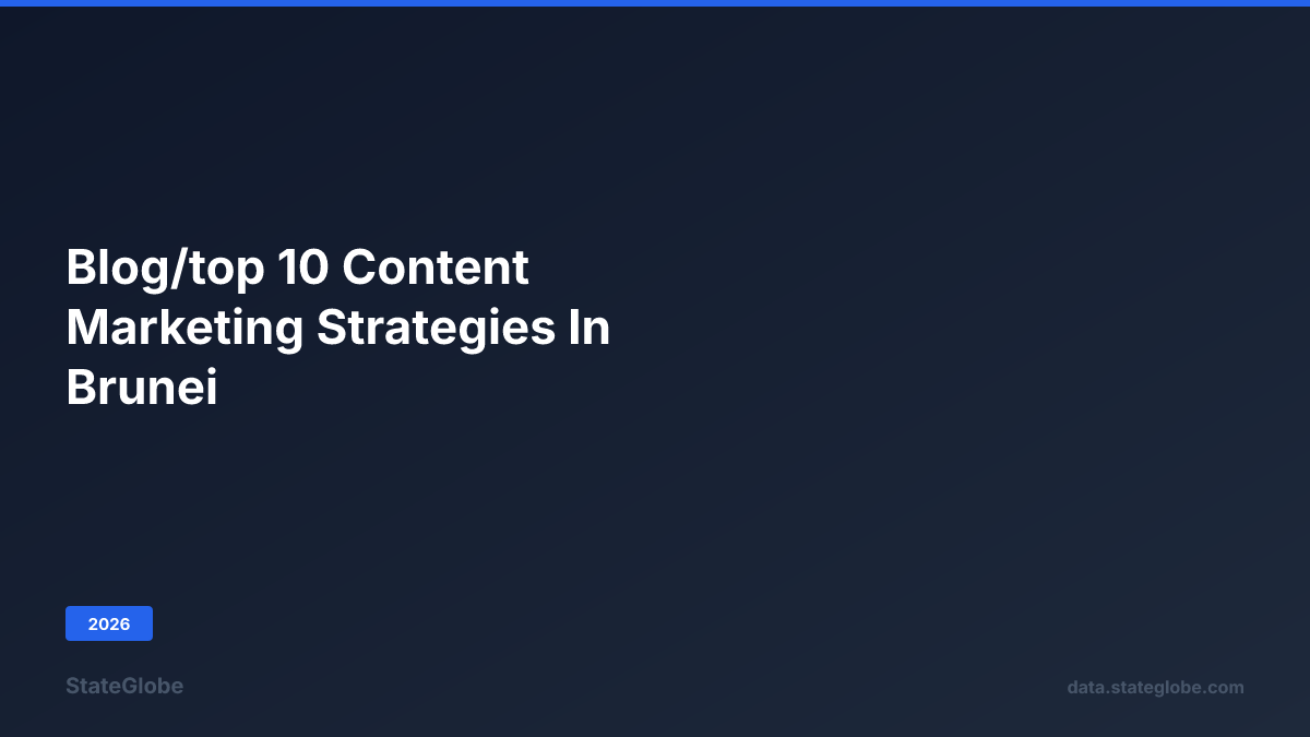 Top 10 Content Marketing Strategies in Brunei (2026)