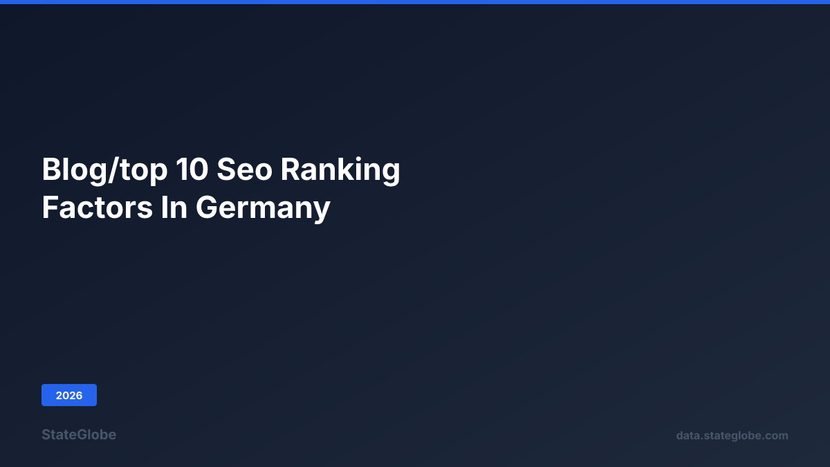 Ranking Germany Top 10 SEO Ranking Factors in Germany (2026)