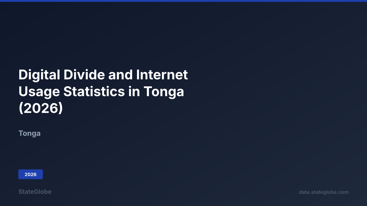 Devide Data Digital Divide and Internet Usage Statistics in Tonga (2026)