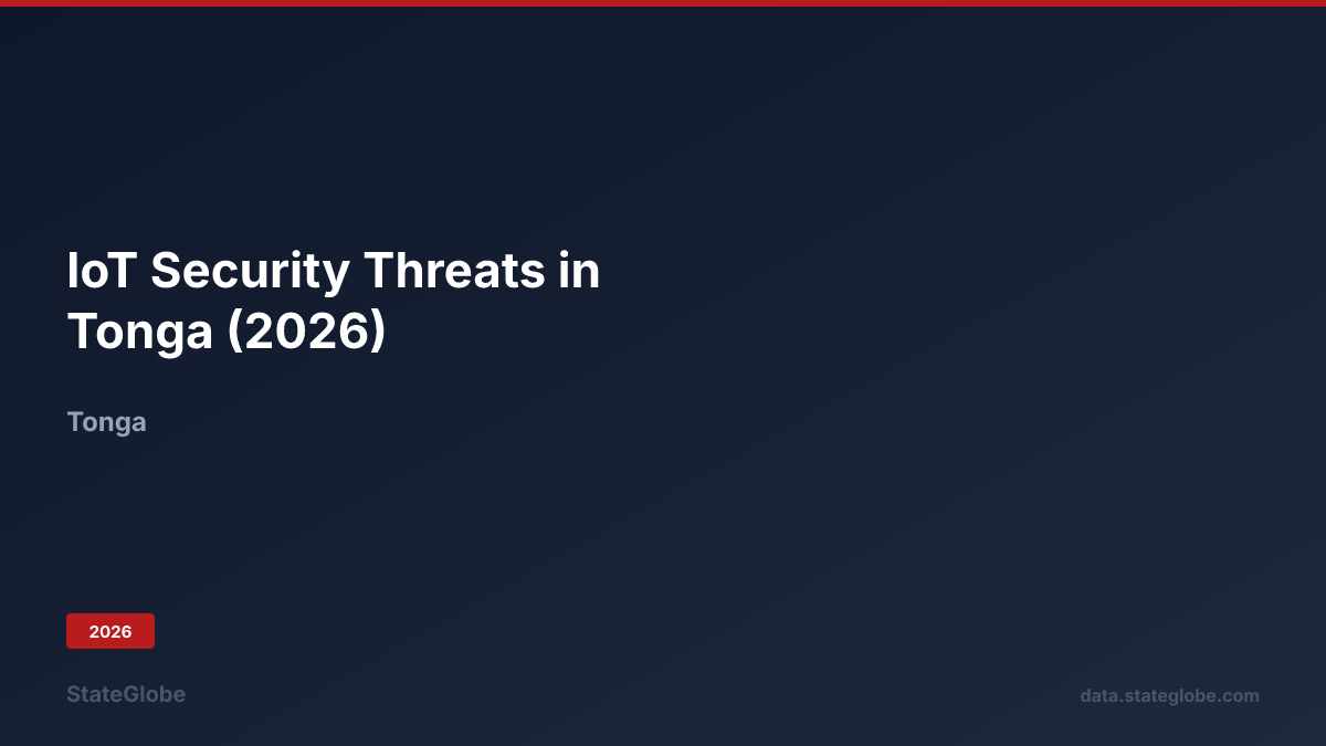 IoT Security Threats in Tonga (2026)